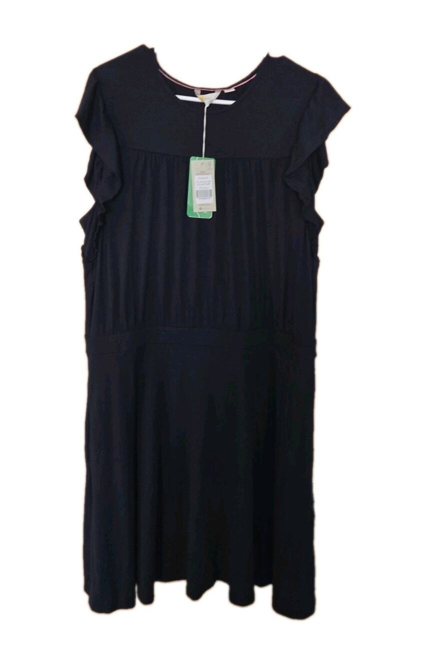 Boden Womens Great British Style Midi Dress Sleeveless Navy Size US 16-18R New!